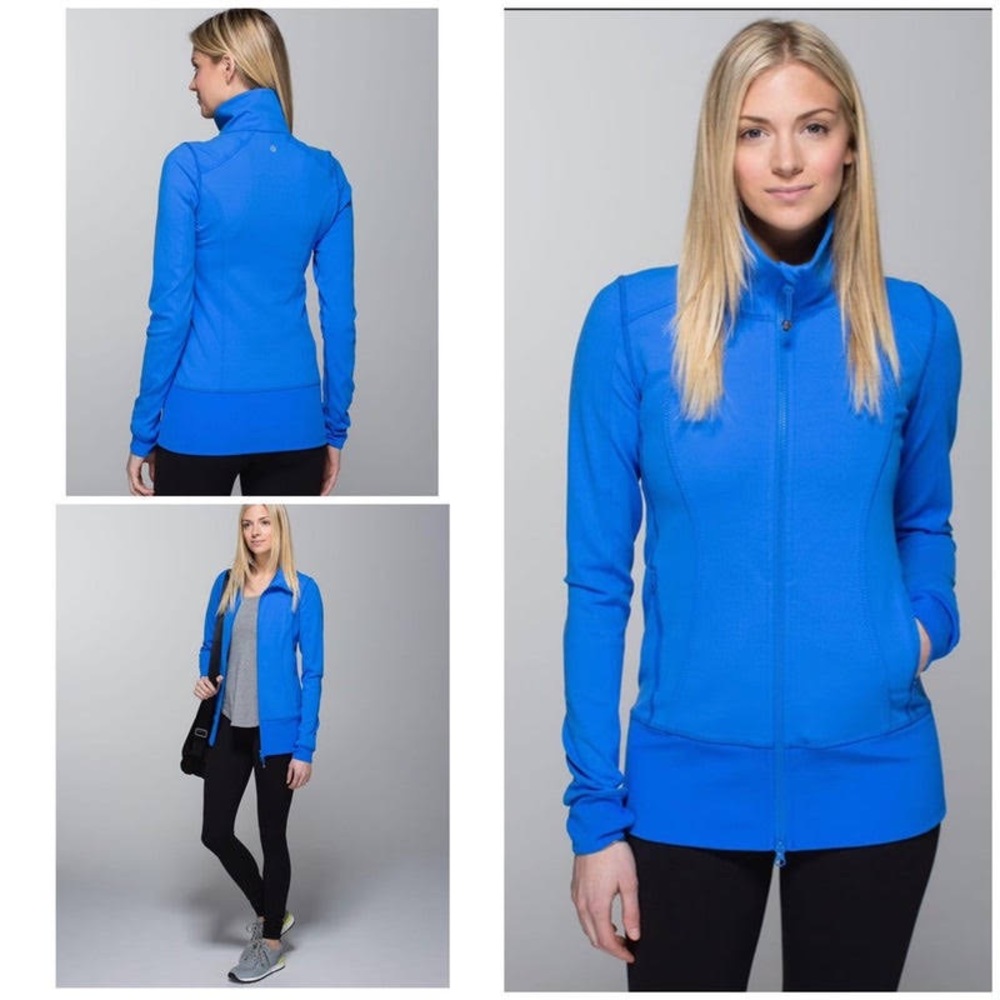 Lululemon Nice Asana Jacket- Baroque Blue  - Size 8